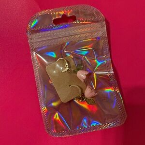 Elegant Pink Rose Earrings